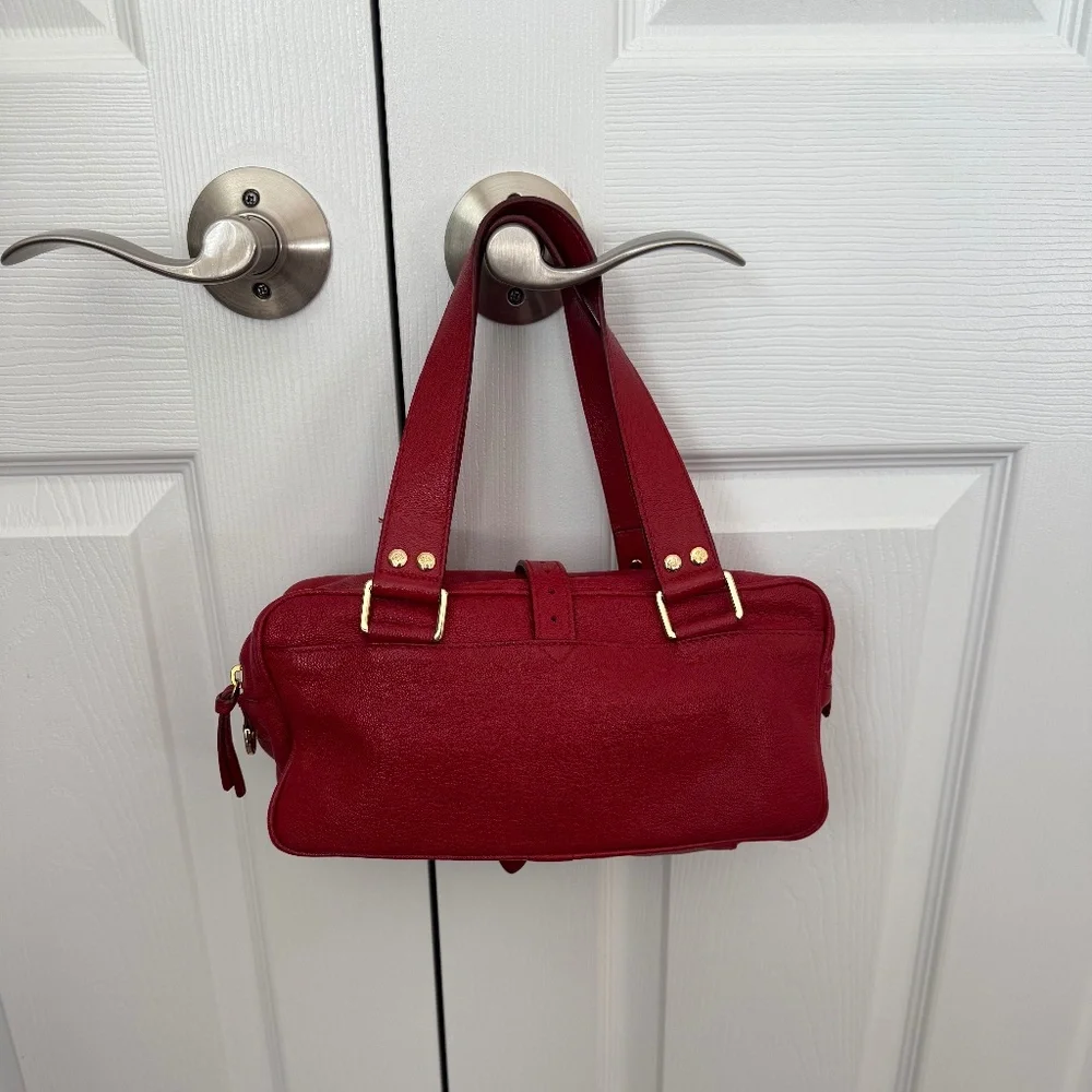 Authentic Mulberry Mabel Bag, red leather - Picture 10 of 13